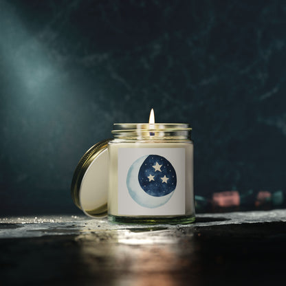 Cosmic Comforts Scented Candles, Coconut Apricot Wax (4oz, 9oz)