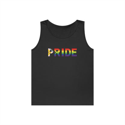 Inclusive Rainbow PRIDE Unisex Heavy Cotton Tank Top