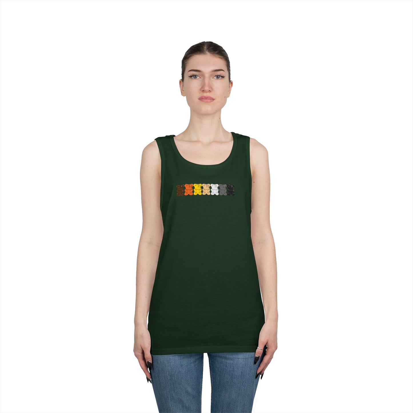 Bear Pride Gummy Bears Unisex Heavy Cotton Tank Top