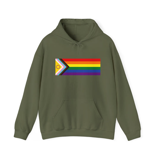 Inclusive Pride Flag Unisex Heavy Blend™ Hooded Sweatshirt