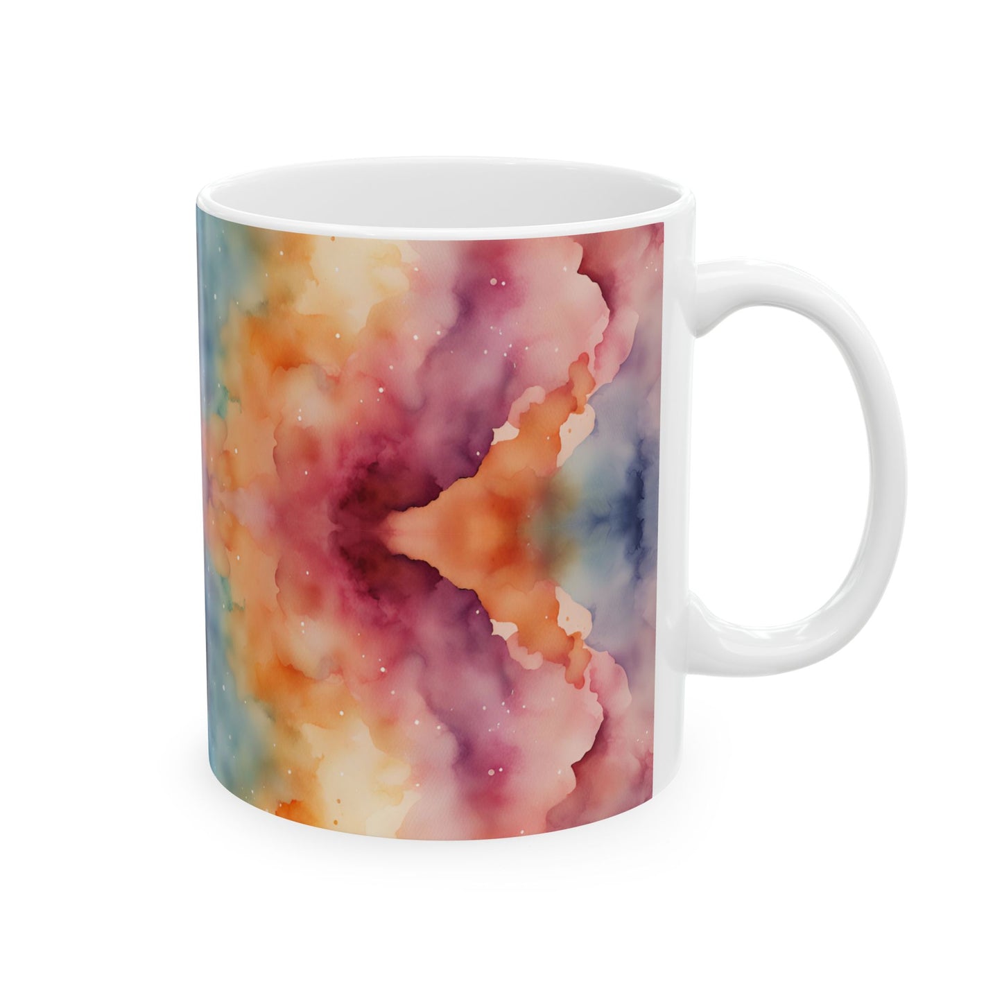 Watercolor Galaxy Ceramic Mug, (11oz, 15oz)