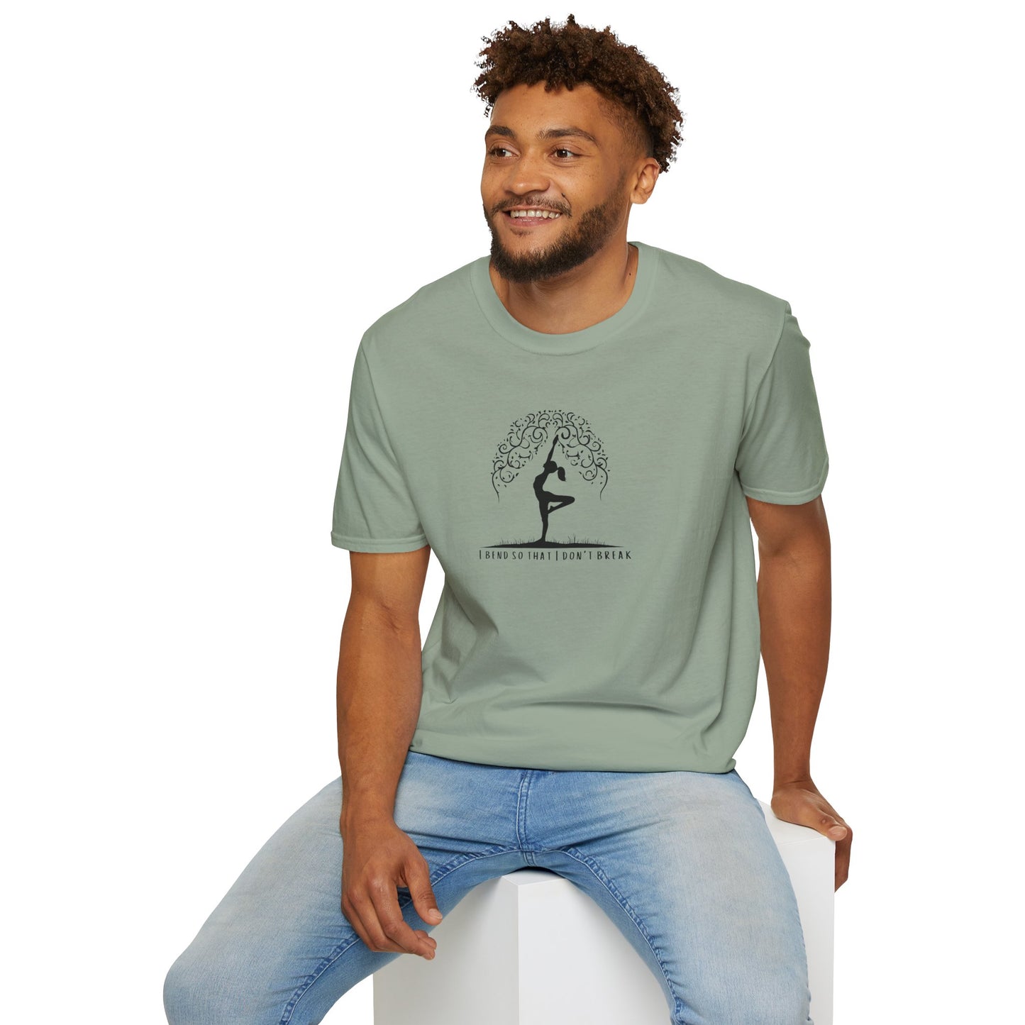 I Bend So That I Don't Break Unisex Softstyle T-Shirt