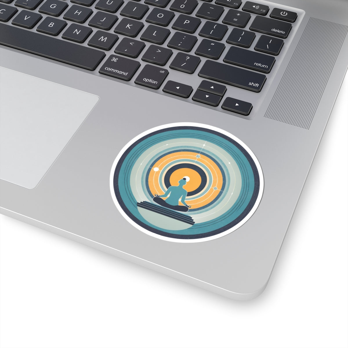 Circle of Meditation Kiss-Cut Stickers