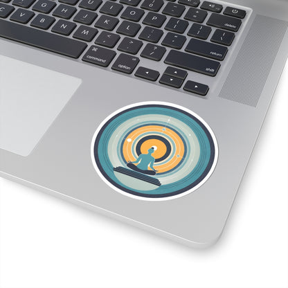 Circle of Meditation Kiss-Cut Stickers