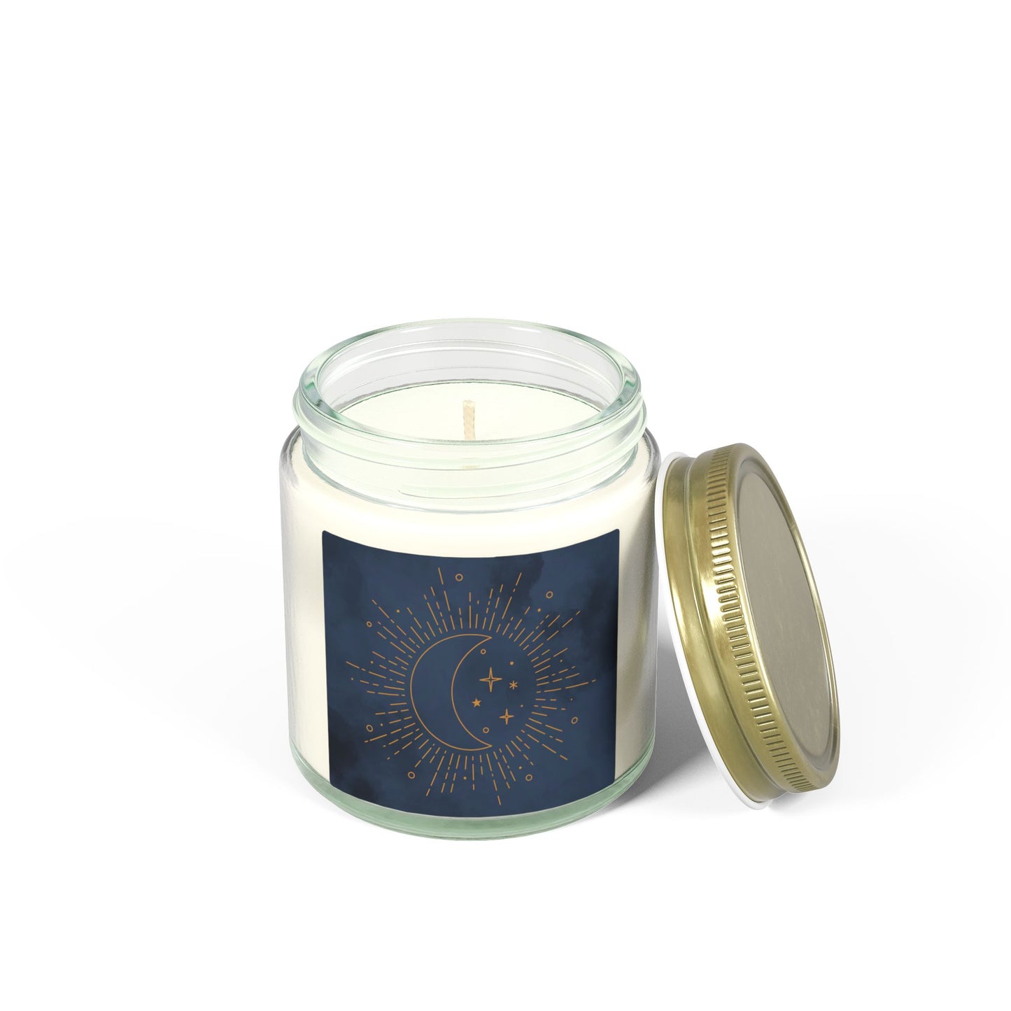 Cosmic Comforts Scented Candles, Coconut Apricot Wax (4oz, 9oz)