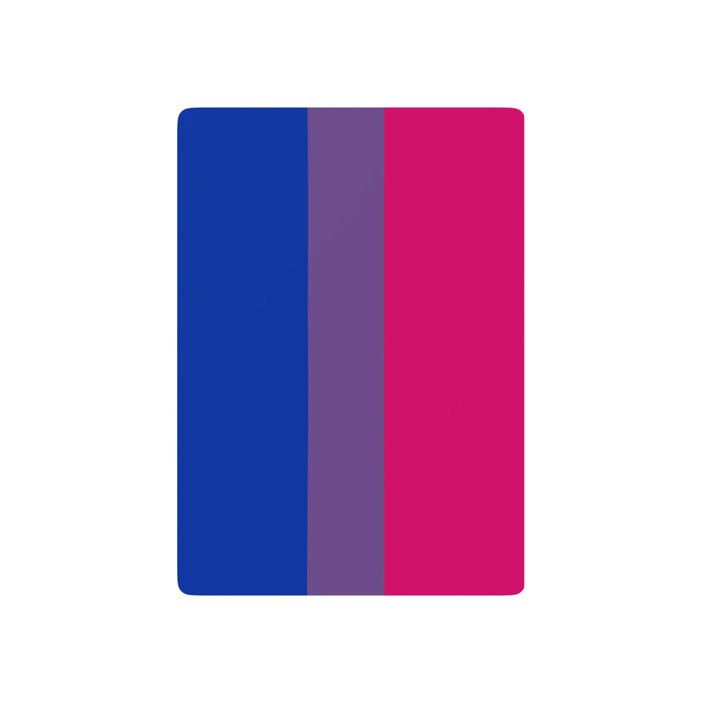 Bisexual Pride Flag Playing Cards
