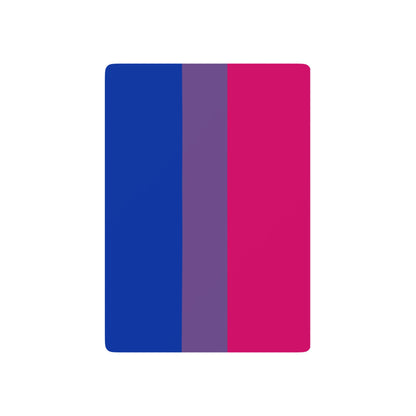 Bisexual Pride Flag Playing Cards