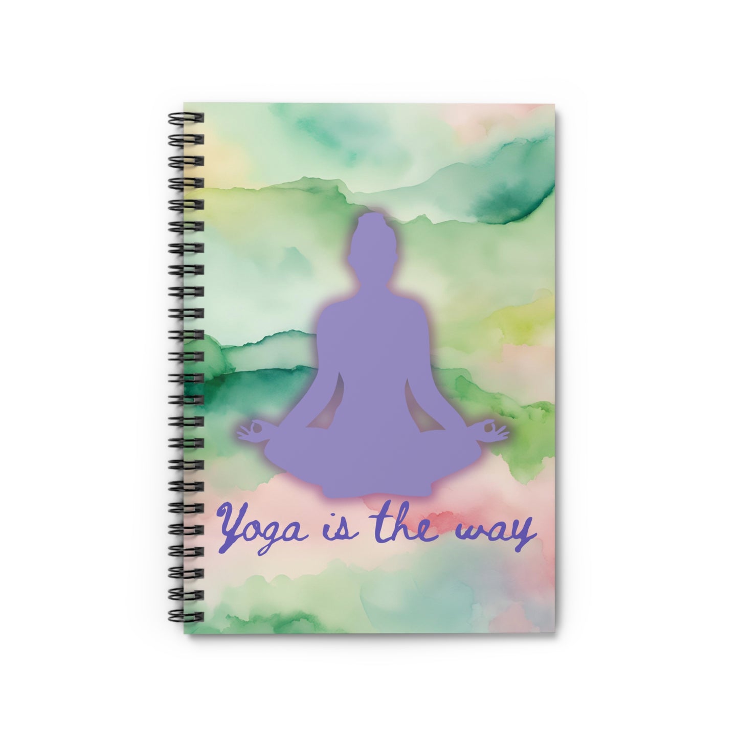 Yoga Is The Way Spiral Notebook - Ruled Line