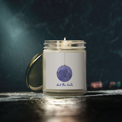 Deck the Halls Scented Candles, Coconut Apricot Wax (4oz, 9oz)