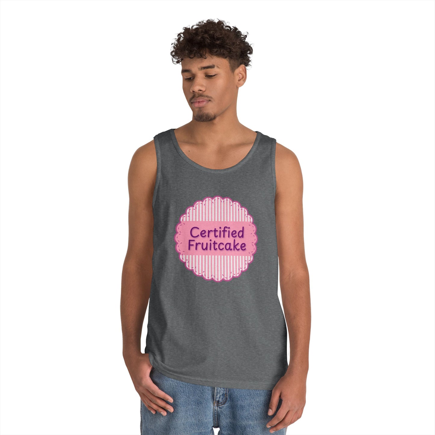 Certified Fruitcake Unisex Heavy Cotton Tank Top