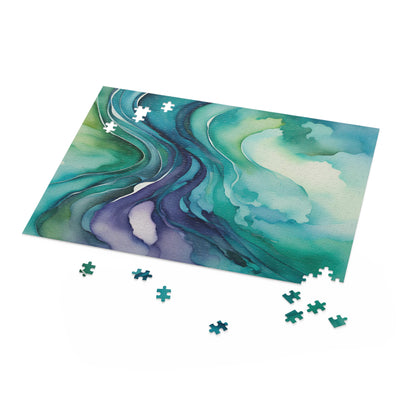 Watercolor Waves Puzzle (120, 252, 500-Piece)