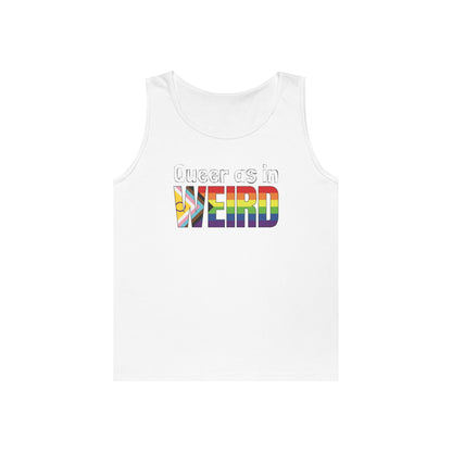 Queer As In Weird Unisex Heavy Cotton Tank Top
