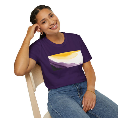 Nonbinary Pride Watercolor Unisex Softstyle T-Shirt