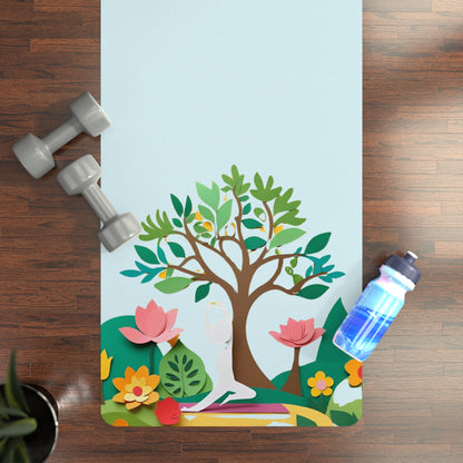 Tree of Life Rubber Yoga Mat