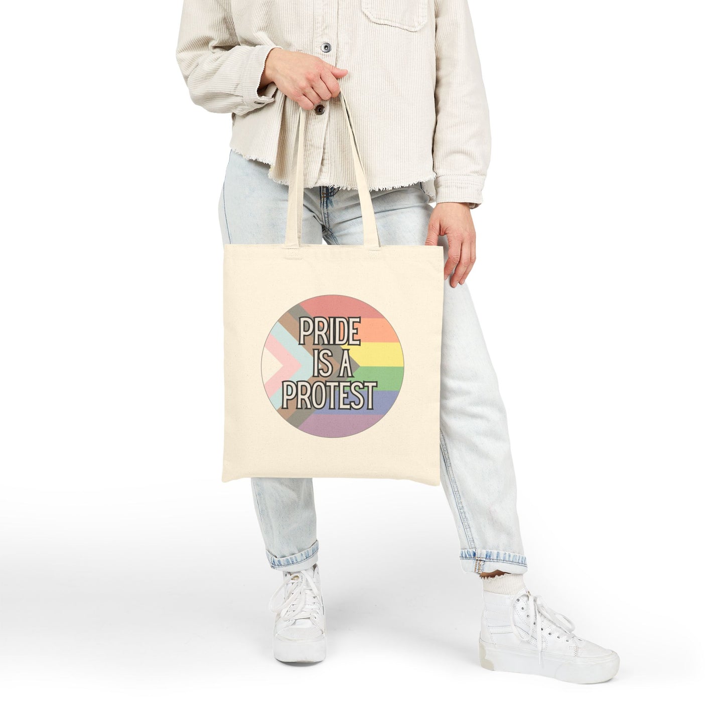 Pride Is A Protest Pride Canvas Tote