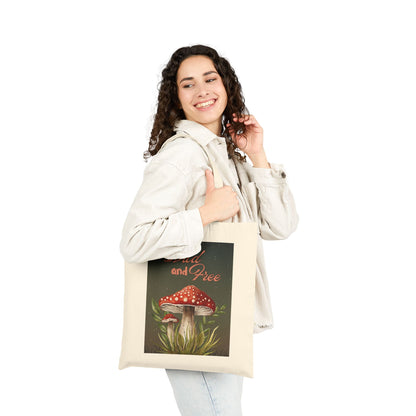 Wild and Free Cotton Canvas Tote Bag