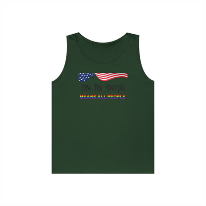We the People Means All People Unisex Heavy Cotton Tank Top