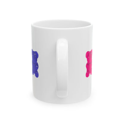 Bisexual Pride Gummy Bears Coffee Mug (11oz/15oz)