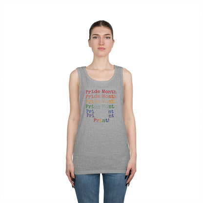 Pride Month PRINT Unisex Heavy Cotton Tank Top