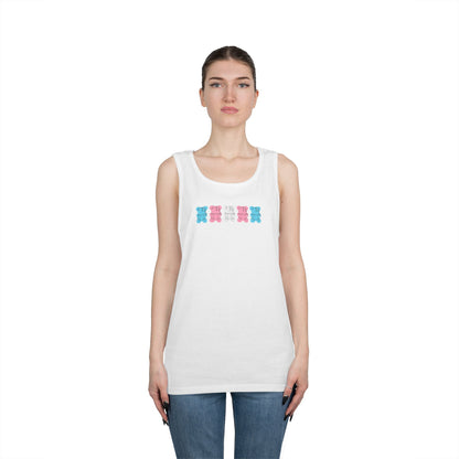 Trans Pride Gummy Bears Unisex Heavy Cotton Tank Top