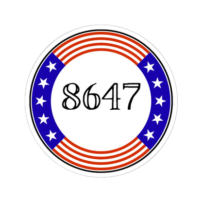86 47 Kiss-Cut Stickers