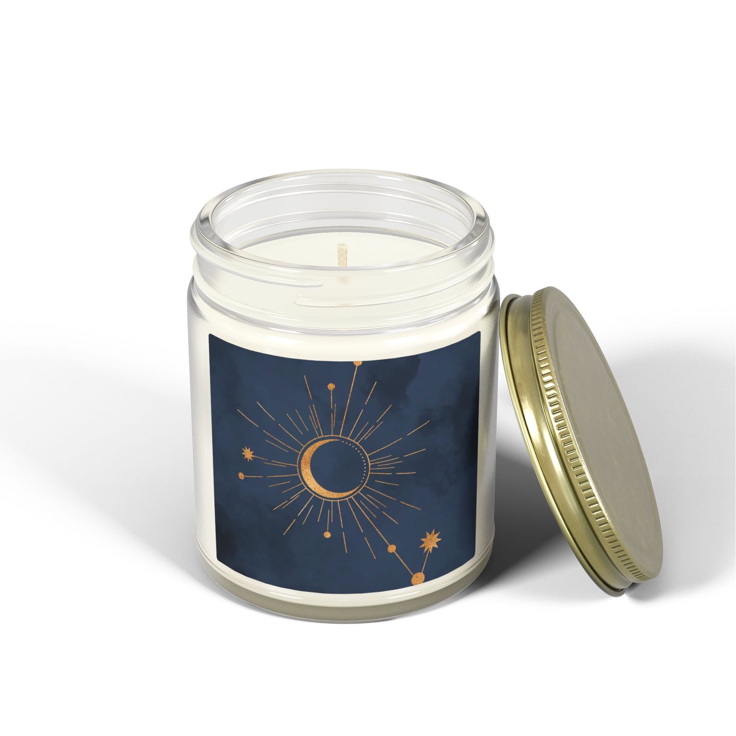 Cosmic Comforts Scented Candles, Coconut Apricot Wax (4oz, 9oz)