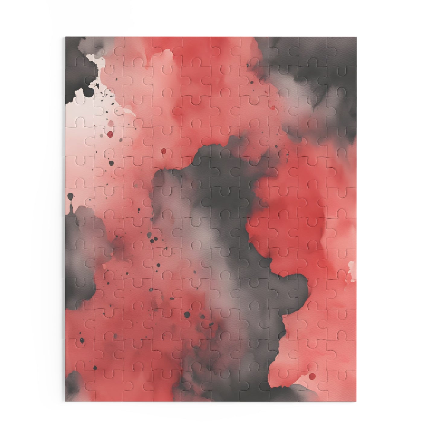 Black and Red Watercolor Puzzle (120, 252, 500-Piece)