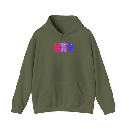 Bisexual Pride Gummy Bears Unisex Heavy Blend™ Hooded Sweatshirt