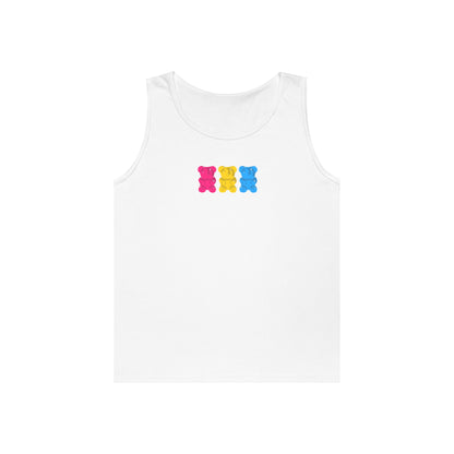 Pansexual Pride Gummy Bears Unisex Heavy Cotton Tank Top