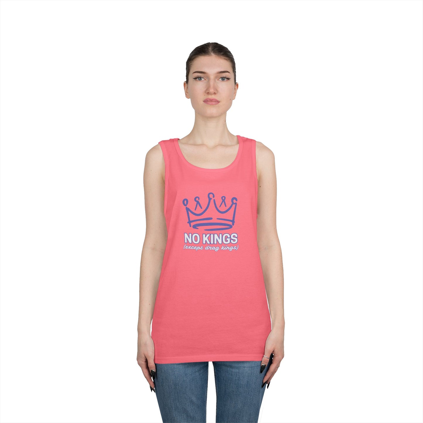 No Kings Except Drag Kings Unisex Heavy Cotton Tank Top