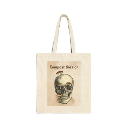 Compost the Rich Cotton Canvas Tote Bag
