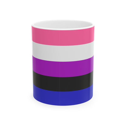 Genderfluid Pride Flag Coffee Mug (11oz/15oz)