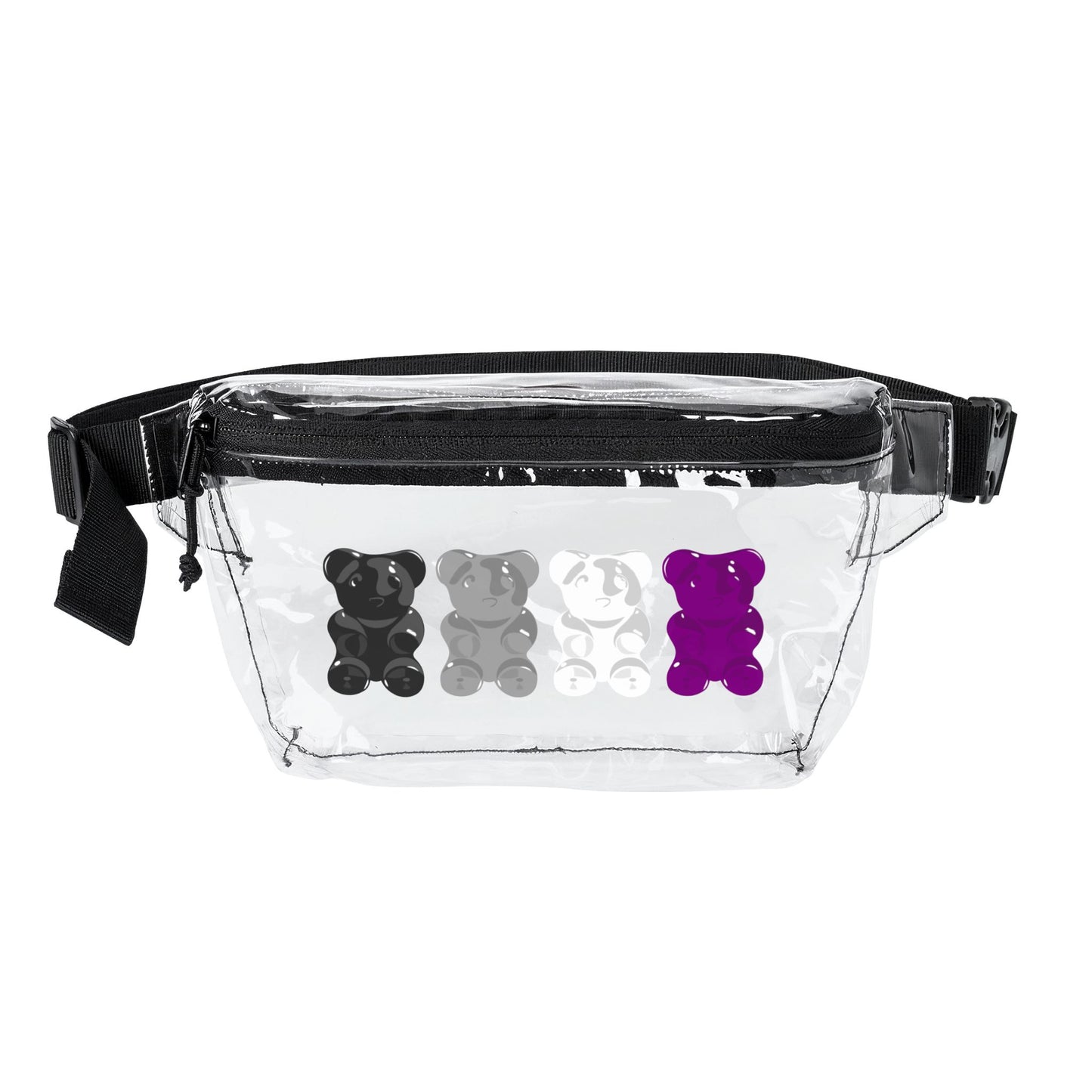 Asexual Pride Gummy Bears Fanny Pack
