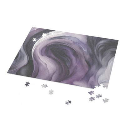 Dark Swirl Watercolor Puzzle (120, 252, 500-Piece)