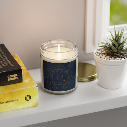Cosmic Comforts Scented Candles, Coconut Apricot Wax (4oz, 9oz)