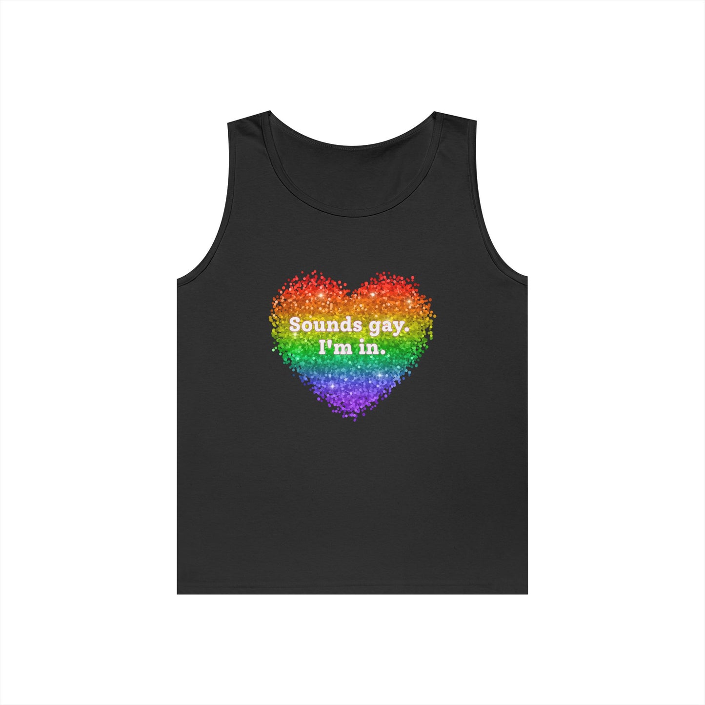 Sounds Gay I'm In Unisex Heavy Cotton Tank Top