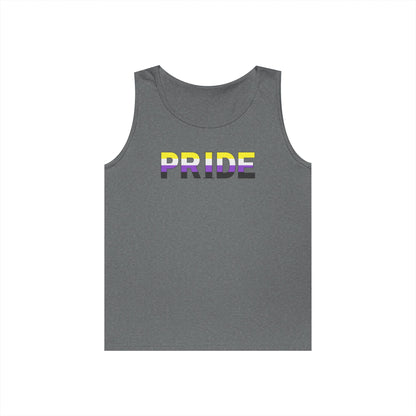 Nonbinary PRIDE Unisex Heavy Cotton Tank Top