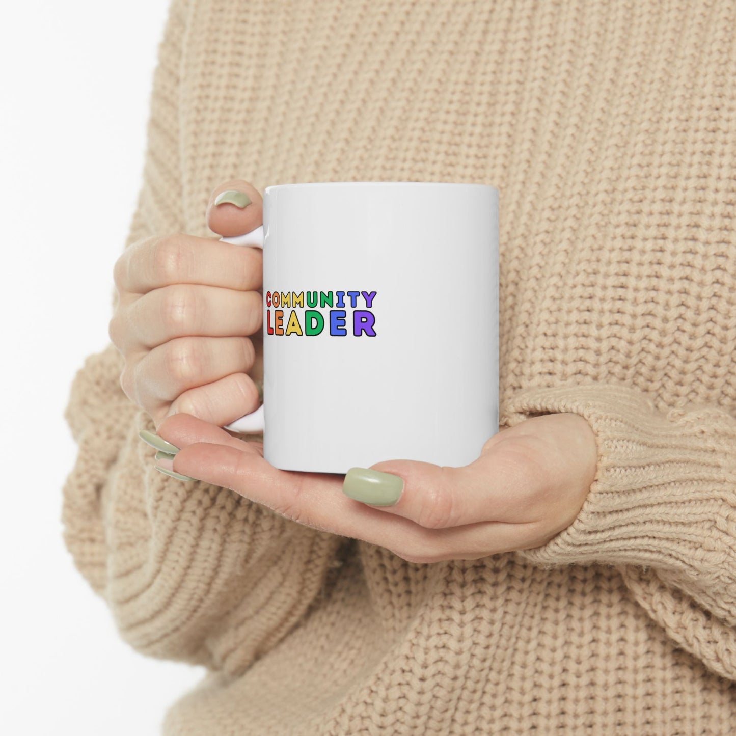 Community Leader Rainbow Ceramic Mug, (11oz, 15oz)