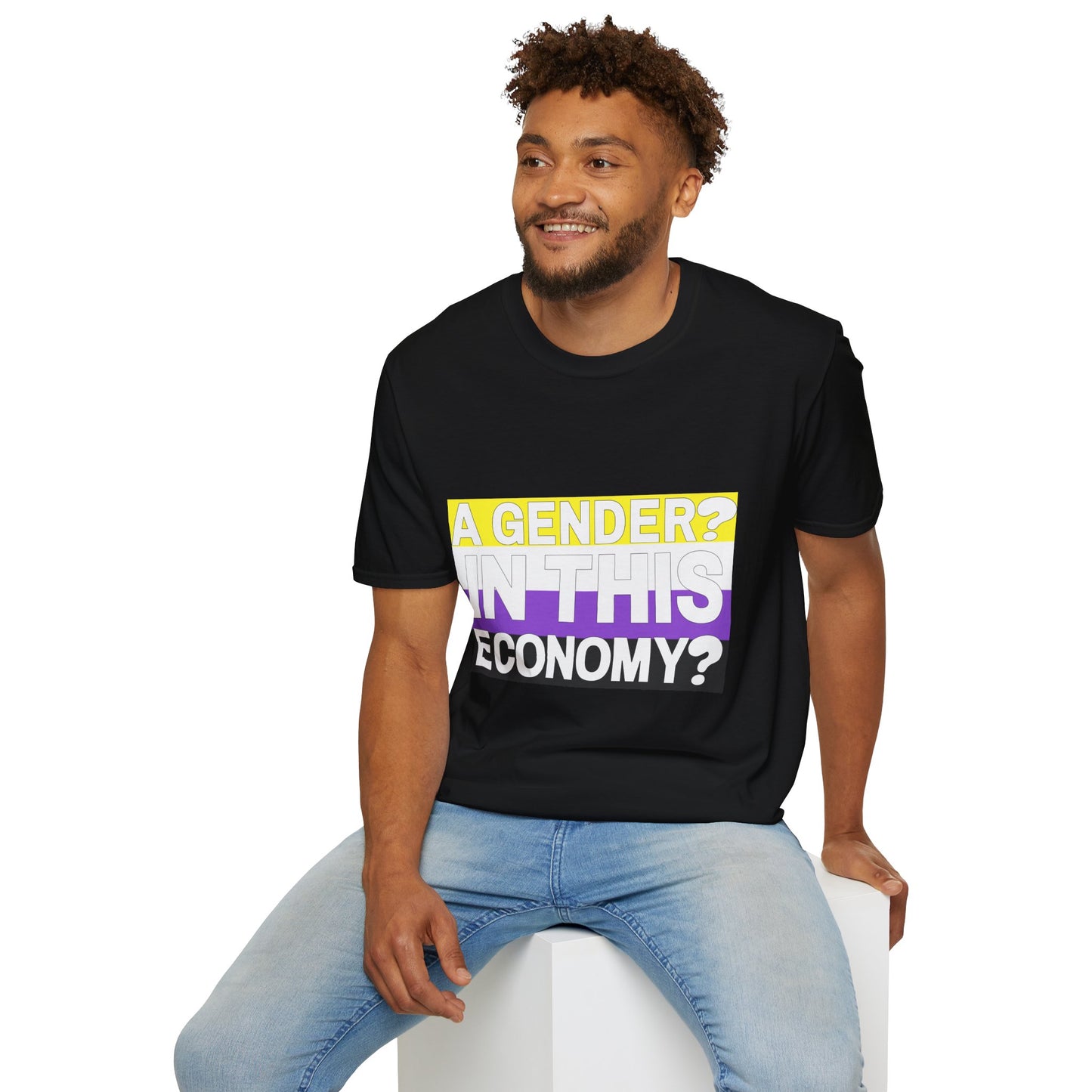 A Gender In This Economy Pride Unisex Softstyle T-Shirt