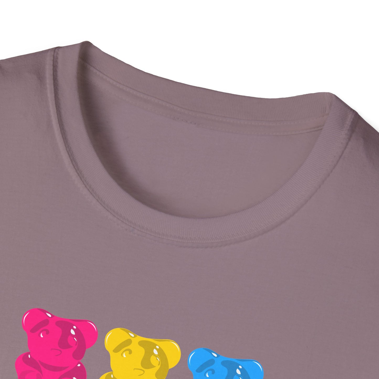 Pansexual Pride Gummy Bears Unisex Softstyle T-Shirt