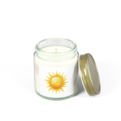 Cosmic Comforts Scented Candles, Coconut Apricot Wax (4oz, 9oz)