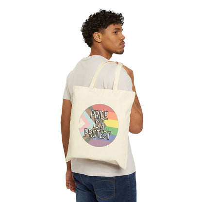 Pride Is A Protest Pride Canvas Tote