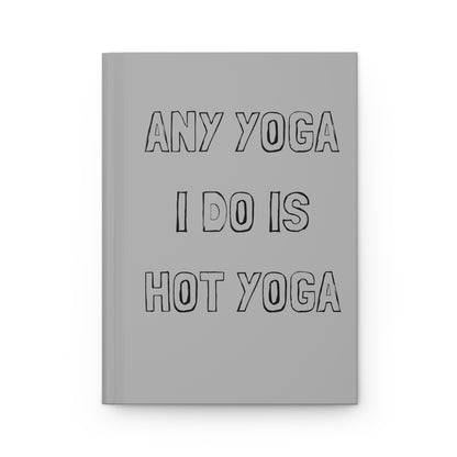 Hot Yoga Hardcover Journal Matte