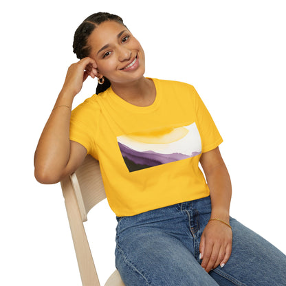 Nonbinary Pride Watercolor Unisex Softstyle T-Shirt