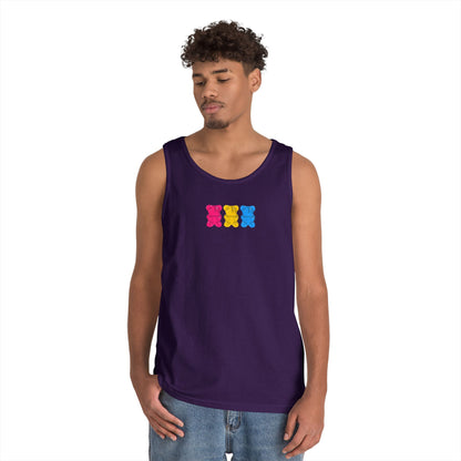 Pansexual Pride Gummy Bears Unisex Heavy Cotton Tank Top