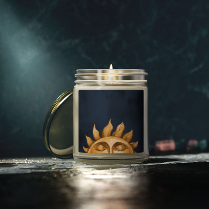 Cosmic Comforts Scented Candles, Coconut Apricot Wax (4oz, 9oz)