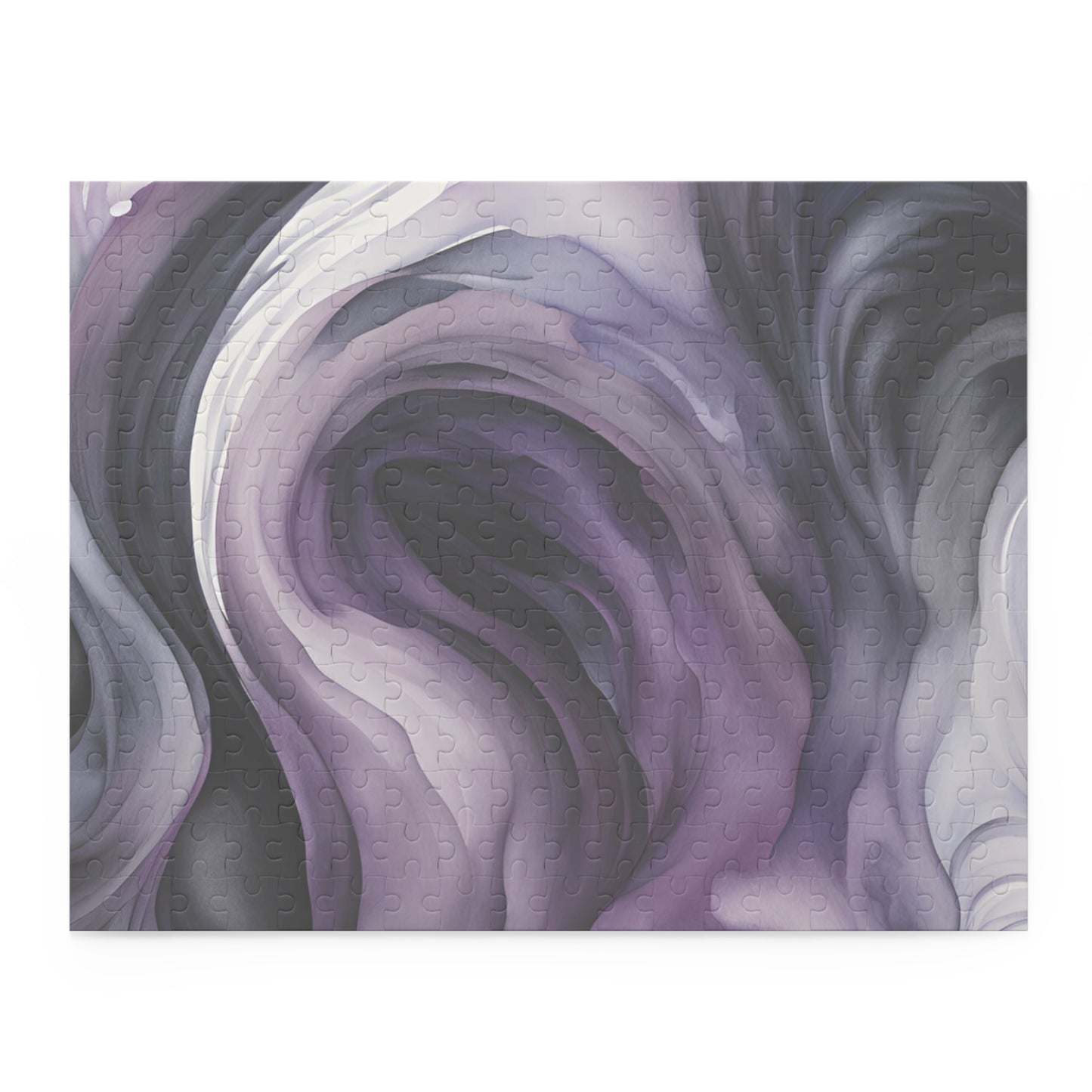 Dark Swirl Watercolor Puzzle (120, 252, 500-Piece)