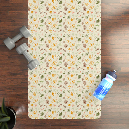 Mushrooms Rubber Yoga Mat
