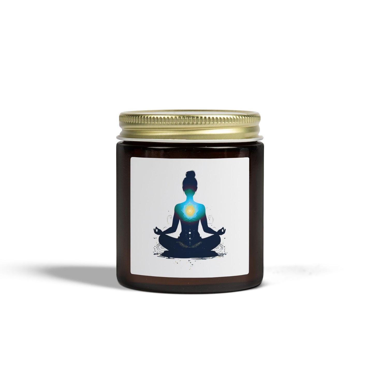 Heart of Yoga Scented Candles, Coconut Apricot Wax (4oz, 9oz)