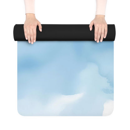 Trans Pride Watercolor Rubber Yoga Mat